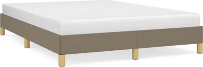 Obrázok produktu pre vidaXL Rám postele bez matraca Taupe 140x190 cm látka