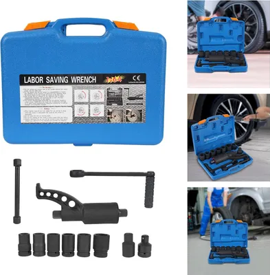 Immagine prodotto di Moltiplicatore di coppia - Chiave dinamometrica - Amplificatore di forza da 5500 Nm - Per camion, trattori, escavatori, rimorchi - Chiave per bulloni delle ruote