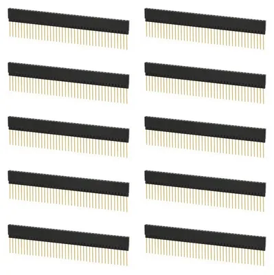 40-Pin Buchsenleiste, 10 Stück, einreihig, 2,54 mm, Stiftlänge 11 mm