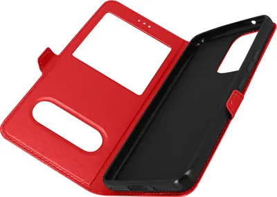 Produktbild von Samsung Galaxy A53 5G Cover Doppelfenster & Standfunktion – Rot