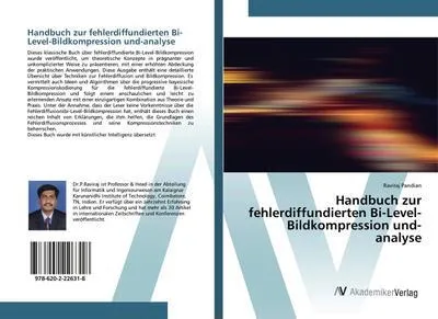 Obrázok produktu pre Handbuch zur fehlerdiffundierten Bi-Level-Bildkompression und-analyse