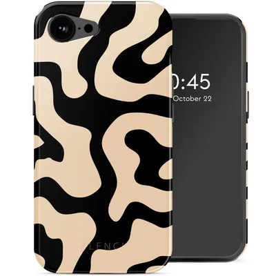Image de Selencia Vivid Backcover avec MagSafe pour Apple iPhone 17e / 16e - Art Wave Black