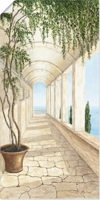 Produktbild von ARTland Poster Capri Größe: 30x60 cm
