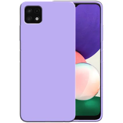 Image de Smartphonica Étui en silicone pour Samsung Galaxy A22
  etui 5G avec intérieur souple - Violet