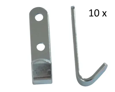 Produktbild von 10 Stück - Schleuderhaken Planenhaken Haken Stahl