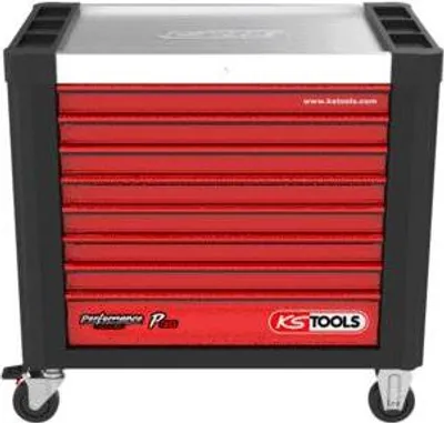 Produktbild von KS Tools PERFORMANCEplus P30 SCHWARZ/ROT Werkstattwagen