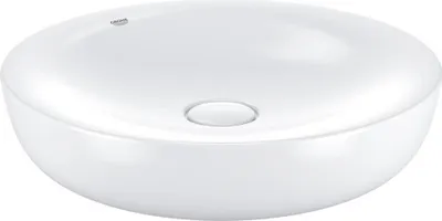 Produktbild von Grohe Aufsatzwaschtisch Essence Keramik 45x45cm, mir Ablaufventil, alpinweiß
