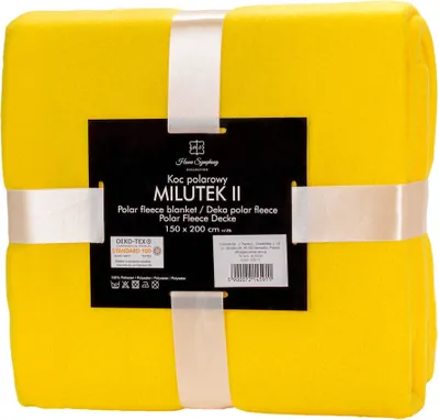 Produktbild von Fleecedecke Milutek 130x170 Gelb