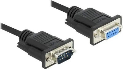 Obrázek produktu pro DELOCK Seriell Kabel RS-232 D-Sub9 Stecker zu Buchse
