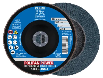 Produktbild von PFERD 67784185, 18 cm, 8500 RPM, 40 g, 10 Stück(e)