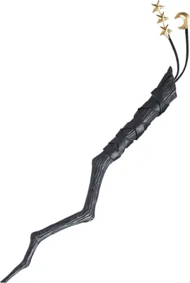 Immagine prodotto di Bacchetta magica da strega nera, 35 cm