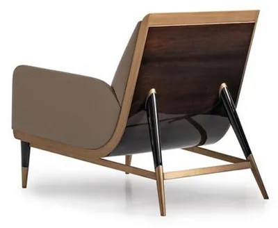 Produktbild von Sessel Einsitzer Sitzer Luxus Clubsessel Beige Kunstleder Wohnzimmer