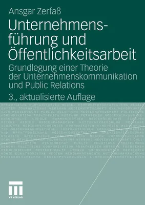 Produktbild von Unternehmensführung und Öffentlichkeitsarbeit