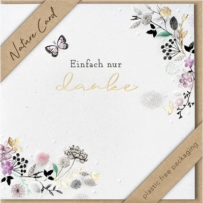 Produktbild von BSB 69-4014-2 Danke Karte Nature Card - inkl. Umschlag