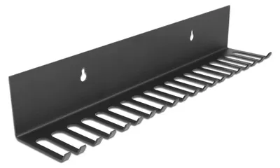 Imagen del producto de Soporte para cables Delock, 318 x 65 mm, para montaje en pared, color negro