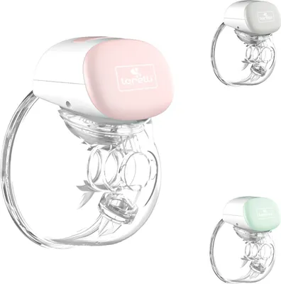 Image de Tire-lait électrique Lorelli mains libres 240ml USB écran tactile 3 modes 10 niveaux rose