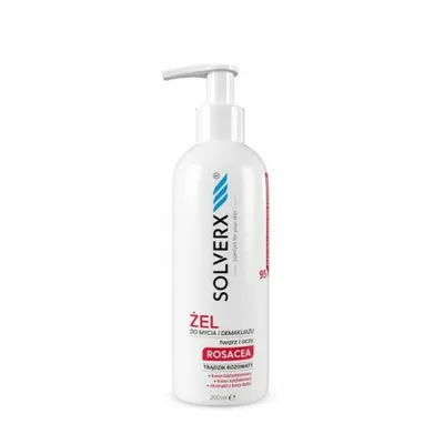 Immagine prodotto di SOLVERX Rosacea Gel detergente e struccante per la rosacea