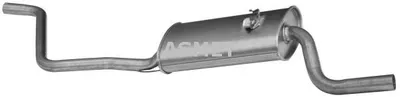 Produktbild von ASMET 04.056 Endschalldämpfer für VW Polo Coupe (86C, 80) Auspuff