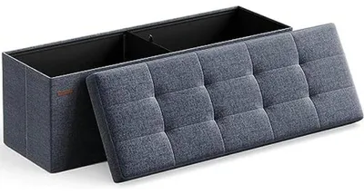 Produktbild von SONGMICS Sitzhocker mit Stauraum, klappbare Sitzbank, 38 x 110 x 38 cm