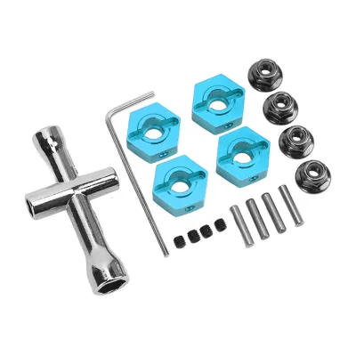 Zdjęcie produktu dla Piasta sześciokątna koła, metalowa piasta sześciokątna koła, piasta sześciokątna koła, adapter piasty sześciokątnej koła, adapter sześciokątny koła 14 mm, części samochodowe RC