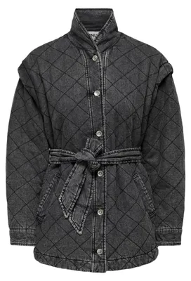 Zdjęcie produktu dla Kurtka damska ONLFRANCES LS Quilt DNM, kolor: szary, rozmiar: S