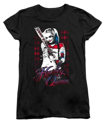 Produktbild von Suicide Squad - T-Shirt für Damen, Anliegend TV41102 (L) (Schwarz), KI-generiertes Bild