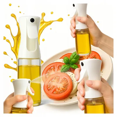 Imagen del producto de Botella pulverizadora Bimberek para aceite y vinagre, 200 ml, de vidrio