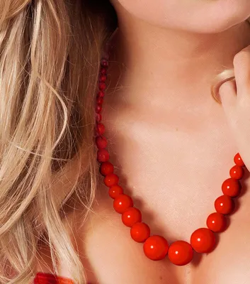 Produktbild von Sabines Perlenkette Rot