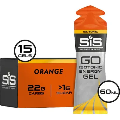 Obrázek produktu pro Science in Sport GO Izotonický energetický gel, pomerančová příchuť, 15 x 60 ml