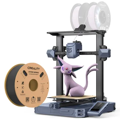 Obrázok produktu pre Creality CR-10 SE 3D tlačiareň rýchlosť tlače 600 mm/s so zrýchlením 8000 mm/s2 CR Touch Auto Leveling + 1 kg čierneho vlákna Hyper PLA