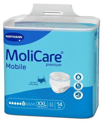 Produktbild von Molicare Premium Mobile 6 Tropfen Gr.Xxl 14 St