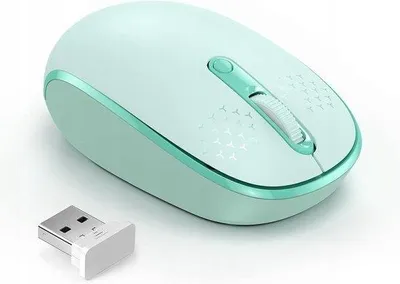 Produktbild von Sounix 8721049720903 Kabellose Maus Leise 1600 DPI Grün