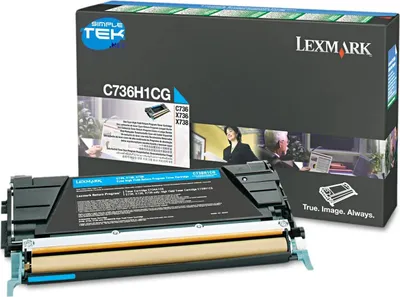 Produktbild von Rückgabetoner / Cyan / 10 000 Seiten / für C736, X736,  X738