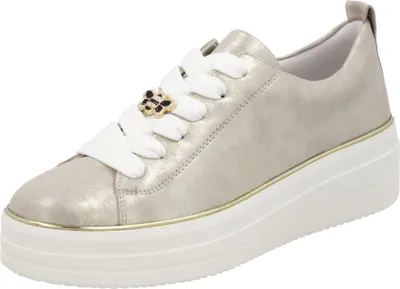 Image de Chaussures basses à lacets Remonte en or/argent/bronze, taille 38