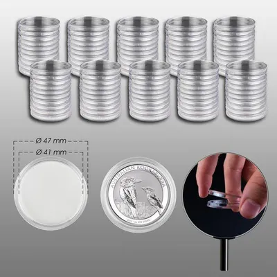Produktbild von Prophila Collection 100 Münzkapseln Innendurchmesser 41 mm