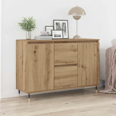 Produktbild von vidaXL Sideboard Artisan-Eiche 101,5 x 35 x 70 cm Holzwerkstoff