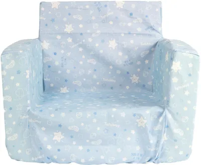 Productafbeelding van Solidchoice - Kinderfauteuil Blauw voor Thuis met Speelse Ontwerpen