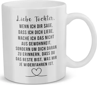 Produktbild von 22Feels Tochter Geschenk Geburtstag 18 Jahre Mädchen Tasse Teenager Abi Bachelor Master Weihnachten Kaffeetasse Frauen Geschenkidee Uni Abschluss Firmung Konfirmation