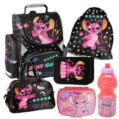 Produktbild von Schulranzen, LILO & STITCH, 6-TEILIGES SCHULSET, ANGEL DS23TT PASO