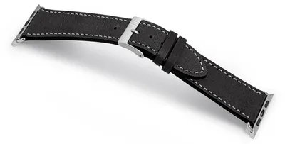 Produktbild von MANUFAKTURWERK Armband HOHELUFT, kompatibel mit Apple Watch Ultra, Ultra 2, Schwarz