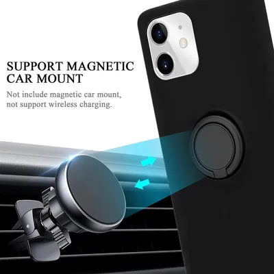 Produktbild von Cadorabo Hülle für Apple iPhone 11 Schutz Hülle in Schwarz Handyhülle TPU Etui Case Cover