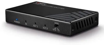 Produktbild von 2 Port HDMI Splitter 18G (schwarz, HDR HDCP 2.2)