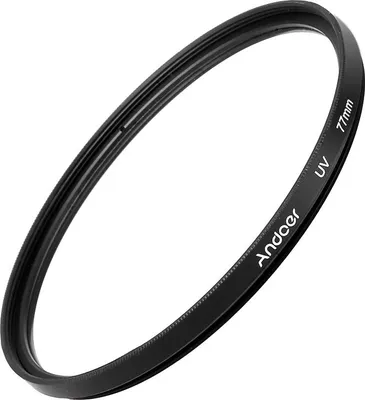 Produktbild von Andoer 77 mm UV-Ultraviolett-Filter-Objektivschutz für Canon Nikon DSLR-Kamera