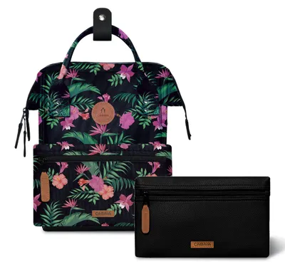 Immagine prodotto di CABAIA zaino per il tempo libero zaino con scomparto per laptop Adventurer All Over Backpack 10L Valladolid nero