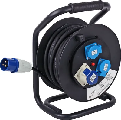 Produktbild von Carbest CEE Kabeltrommel 25 Meter 3x 2,5 mm 3600W 16A IP44 für Wohnwagen