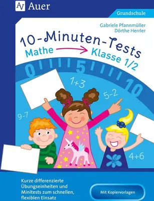 Obrázek produktu pro 10-Minuten-Tests Mathematik - Klasse 1/2