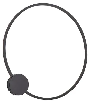 Produktbild von Design Wandleuchte Schwarz 67cm inkl LED 3 Stufen Dimmbar Anello