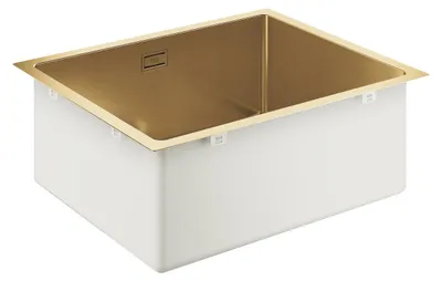 Zdjęcie produktu dla GROHE K700U 60-S, zlewozmywak podblatowy, prostokątny, stal nierdzewna, złoty, 1 komora, prostokątny