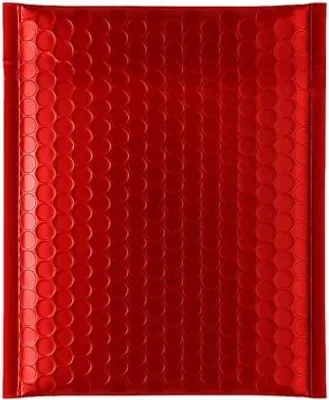 Zdjęcie produktu dla Koperta Bąbelkowa Wysyłkowa metaliczna 220x265mm Czerwona