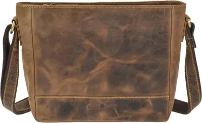Zdjęcie produktu dla Torba na ramię Greenburry Skórzana torba na ramię 29x21cm Vintage antyczny brąz